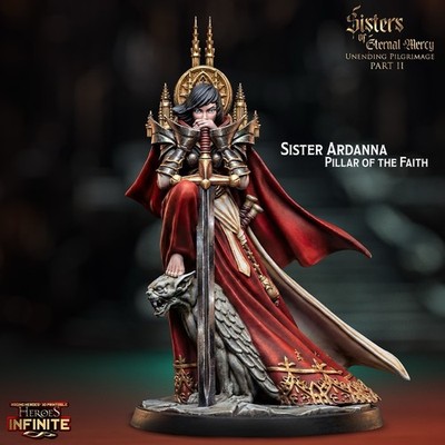 Sister palatine or canoness Proxy For Sisters On 32mm Base