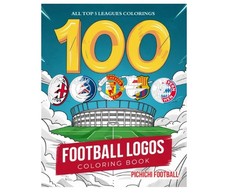 100 Logos Football Colouring Book: Fun Activity Book to Color Soccer Teams Badge