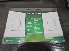 Lutron Maestro LED+ Digital Dimmer Kit MACL-153MLRHW-WH NEW B