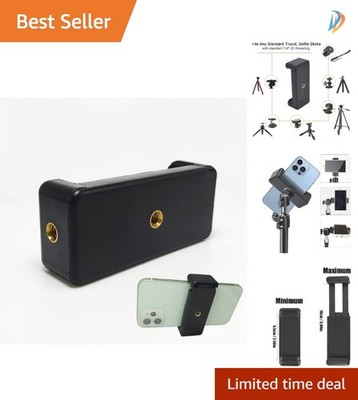 Portable Tripod Mount Adapter for Smartphones - Ideal for Selfies & Videos
