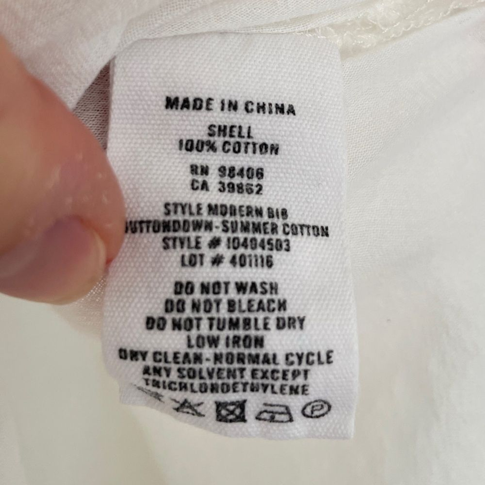 Theory 100% Cotton Modern Bib Button Down in Summ… - image 6