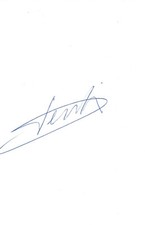 Gianluigi Lentini Autogramm signed 10x15 cm Karteikarte