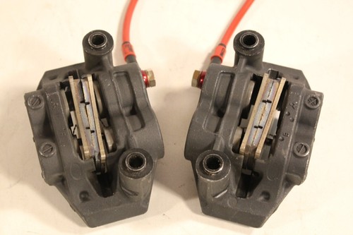 NEW YAMAHA YZF R1 BRAKE CALIPER SET WITH CORE MOTO SBS BRAKE PADS 15-23 - Picture 5 of 6