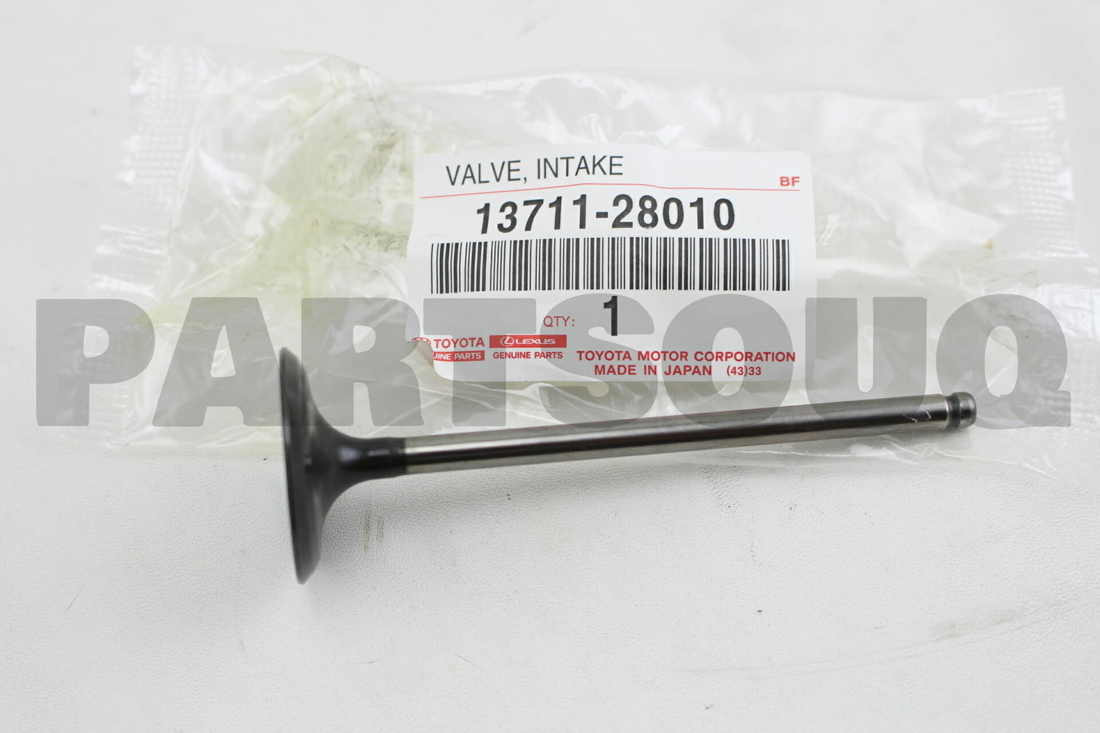 1371128010 Genuine Toyota VALVE, INTAKE 13711-28010 | eBay