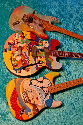 AMAZING Custom Hand Painted Rickenbacker 4003 Electric Bass Guitar - Picture 12 of 12