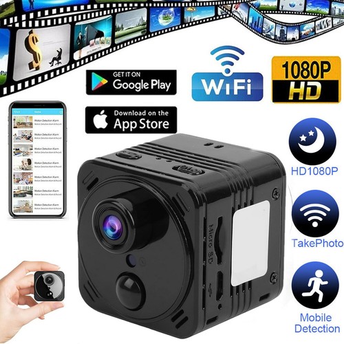 HD Mini Kamera 1080P Wireless WiFi Camera Überwachungkamera Spycam IR Nachtsicht - Bild 3 von 24