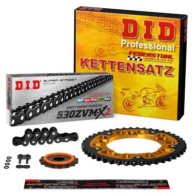 Kettensatz Yamaha YZF 1000 R (4VD) 96-02, DID ZVMX2 SUPER B&B, X-Ring, Stealth S