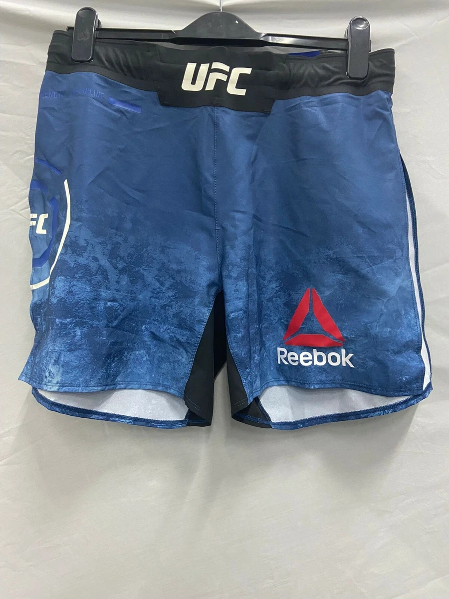 Official UFC Reebok Gladiator Authentic MMA Shorts Adults Blue | eBay