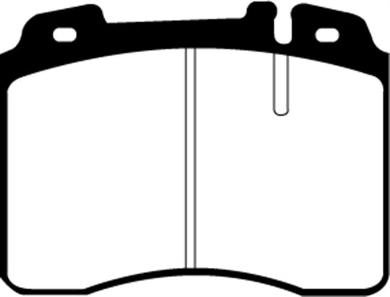 EBC for 92-96 Ferrari 512TR 5.0 Redstuff Front Brake Pads - ebcDP3927C