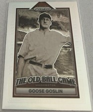 2023 Panini Prizm Baseball Goose Goslin Washington Senators Silver Prizm insert