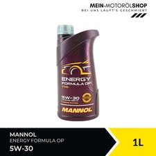 Mannol Energy Formula OP 5W-30 VW BMW MB 229.52/229.51/229.31 Dexos2 1 Liter Mannol Energy Formula OP 5W-30 VW BMW MB 229.52/229.51/229.31 Dexos2 1 Liter