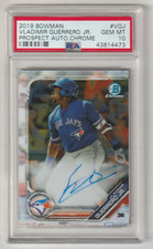 VLADIMIR GUERRERO 2019 BOWMAN CHROME ROOKIE PROSPECTS AUTOGRAPH RC PSA 10 MINT