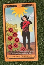 Heroclix X of Swords set Seven of Pentacles Tarot