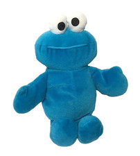Tyco Sesame Street Vintage Cookie Monster 8" Plush 1997 Tags Stuffed Animal
