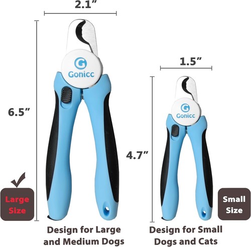 Pet Nail Clippers with Safety Guard & File, Sharp Blade for Dog & Cat Grooming - Picture 32 of 34