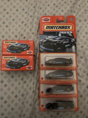 2020 MATCHBOX Black BUGATTI DIVO RARE Lot of 6 | eBay
