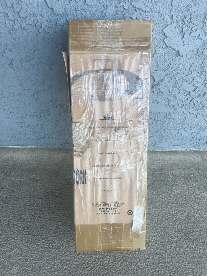 GT BMX Suspension 20" Fork ORIGINAL BOX -1993 / 90's (BOX ONLY) - Image 4 of 4