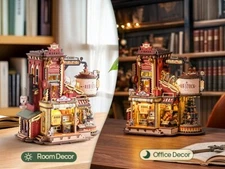 ROBOTIME 3D Wooden Puzzle Toy Dream gift factory DIY Music Box Kid Mom Gift