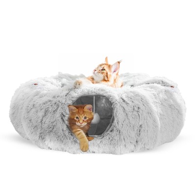Katzentunnel Weihnachtsbaum – Waschbar, Faltbar, Als Spieltunnel & Schlafplatz Für Katzen, Welpen, Kleintiere (bis 7 Kg)