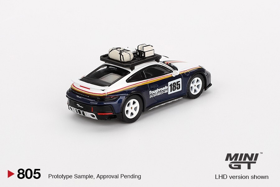限定 Porsche 911 Dakar 1/43ミニカー SPARK製 Spark 1:43 Porsche 911 Dakar (992) #19 in White (Dealer Edition