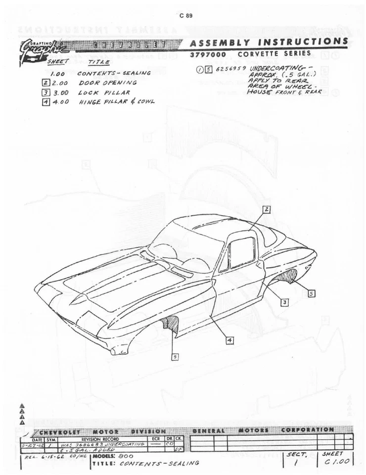 Chevolet Corvette C2 (1962-1967) manuale assemblaggio su cd - Immagine 3 di 4