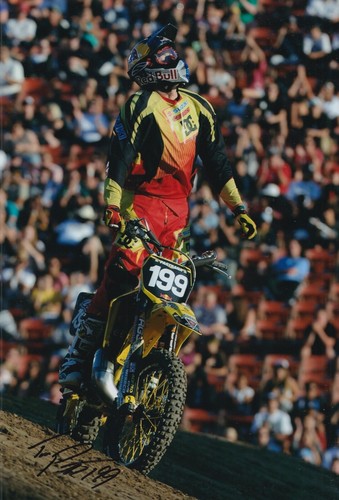 TRAVIS PASTRANA HAND SIGNED 12X8 PHOTO NITRO CIRCUS AUTOGRAPH RED BULL X GAMES 1 - 第 1/1 張圖片