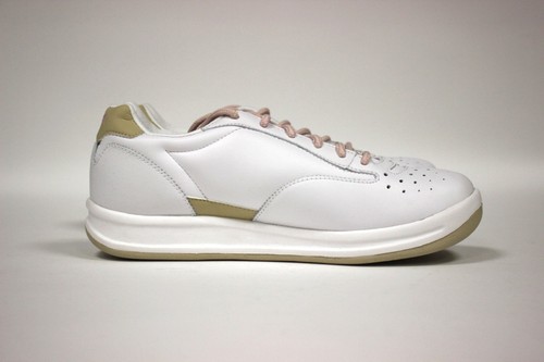 white and tan reebok