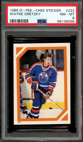 Wayne Gretzky #222 1985 O-Pee-Chee Sticker card