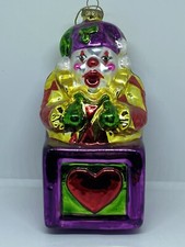 Clown Jack In The Box Acrylic Christmas Ornament 25