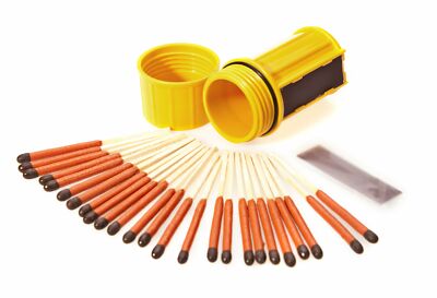 UCO Stormproof Match Kit with Waterproof Case, 25 Stormproof Matches and 3 St...