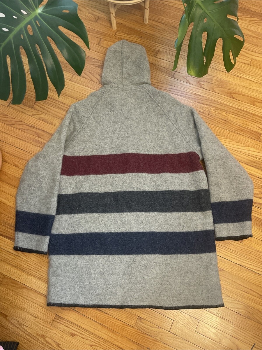 USA製 70's Vintage Woolrich Blanket JKT Vintage 80s XL Woolrich Blanket Navajo Aztec Wool Long