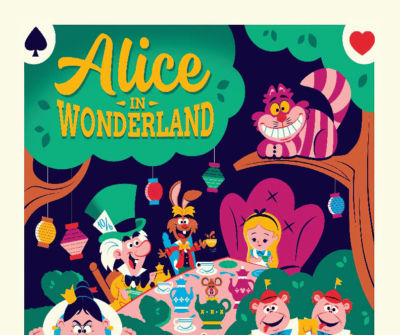 Disneyland Alice in Wonderland Attraction Queen of Hearts Mad