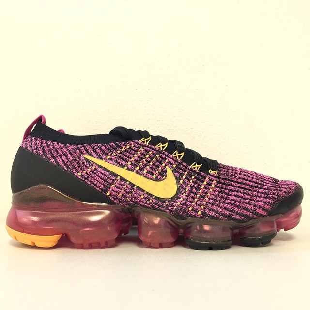 Nike Air Vapormax Flyknit 3 Laser Fuchsia Orange Aj6910 600 Womens Size 9.5 for sale online | eBay