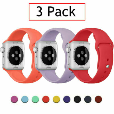 Silicone Watch Band Strap For Apple Watch Series 11 10 9 8 7 6 5 4 3 2 1 Ultra 3