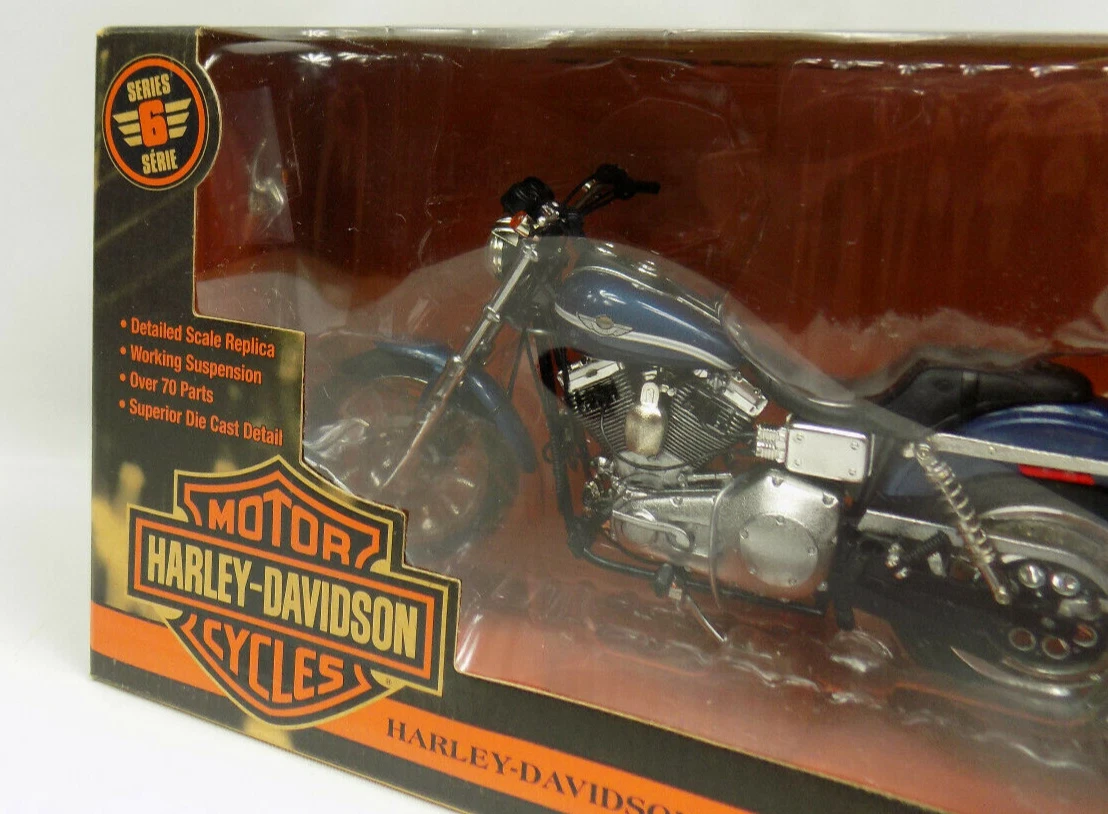 2003 American Muscle Harley Davidson 2003 Dyna Super Glide Sport 1 10 DieCast