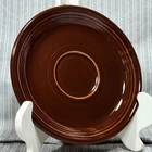 Fiesta-ware SAUCER "Chocolate" Brown - Post86' HLC