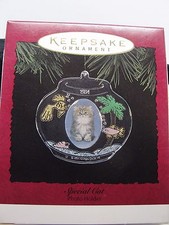 1994 Special Cat Photo Frame - Hallmark Keepsake Ornament