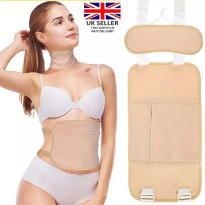 ANSTATION Castor Oil Pack Wrap for Waist Neck Reusable Organic Castor Oil Packs Kit NEW