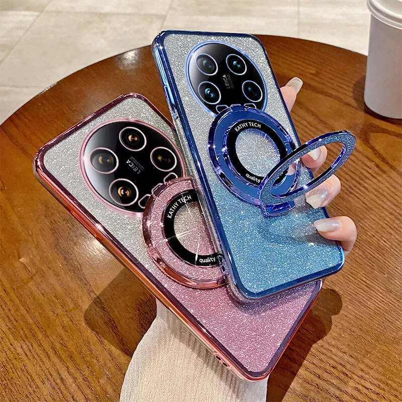 Stand Glitzer Bling Hülle Für iPhone/Samsung/Honor/Xiaomi/OPPO Handy Case Schutz - Bild 4 von 4