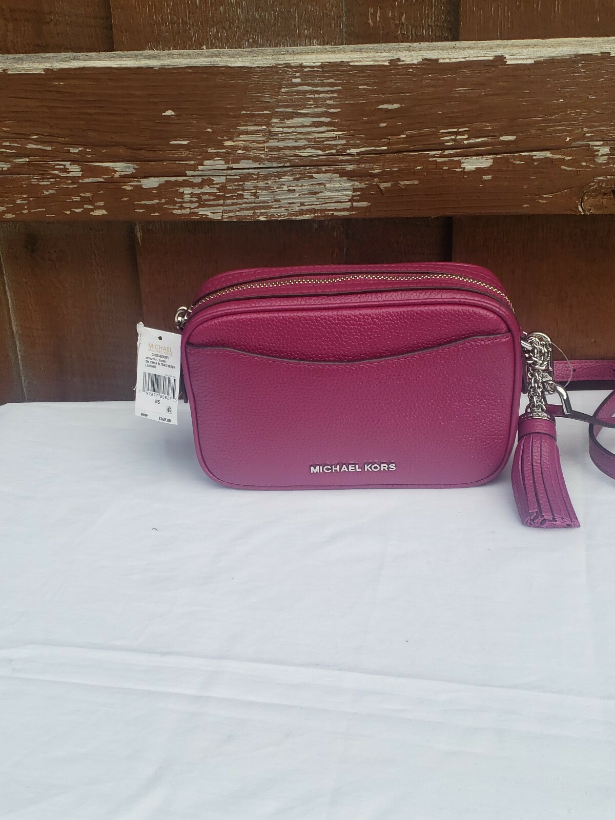 Michael Kors Garnet Small Camera Belt Bag Crossbody Retail for 