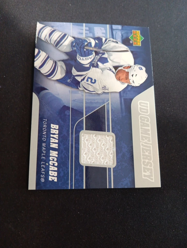 2006-07 Upper Deck Series 2 UD Игровая Футболка Брайана Маккейба #J2-BR - Изображение 3 из 4