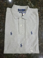 Polo Ralph Lauren Classic Fit Multi-pony Polo Shirt - grey size Small