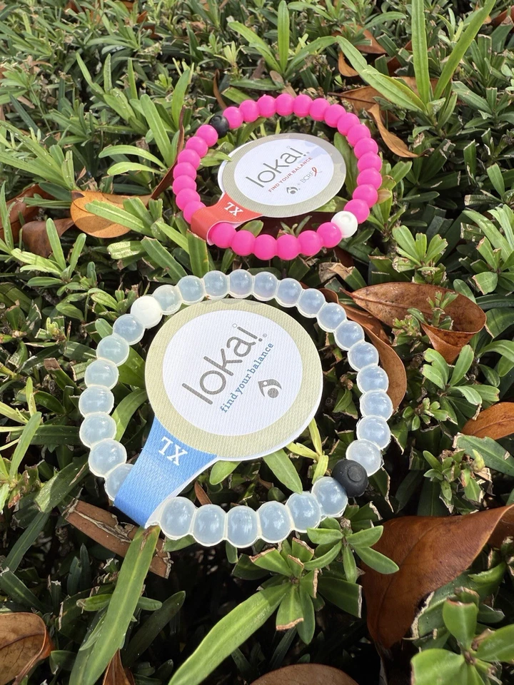 Juego de 2 Pulseras Lokai Rojo Claro XL Foto 2 de 4