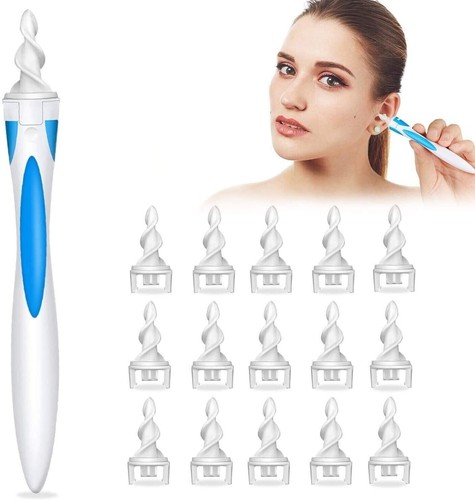 Ear Wax Removal Tool Cleaning Ear Wax Cleaner Ear Q-Grips Wax Remover 16 Tips - Picture 7 of 7