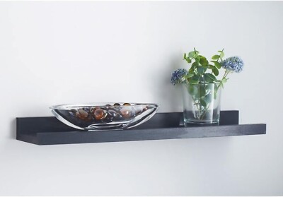 C&Y Lokken kleines Bilderregal 48 cm - Schwarz, Regal Aufbewahrungsregal Küche