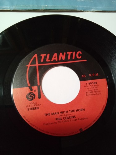 Phil Collins - One More Night/The Man With The Horn 1988 45 RPM 7” Vinyl 7-89588 - Picture 4 of 4