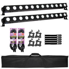 ADJ Ultra Beam Bar 12CW 1M LED Beam Linear Light Fixtures 2-Pack with Bag idjnow