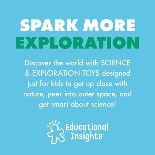 GeoSafari Jr Kidnoculars for Kids 2x Magnification STEM Learning Exploration - Picture 4 of 6