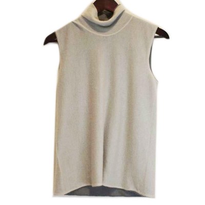 HERMES Authentic High neck sleeveless knit by Margiela period 