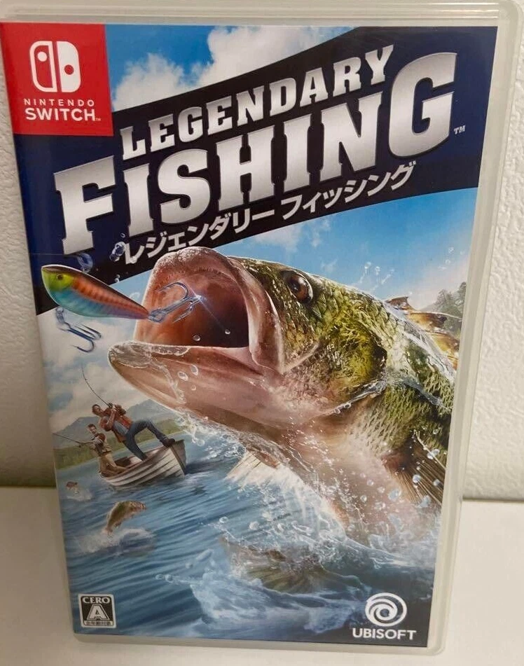 Nintendo Switch Legendary Fishing Japanese Games With Box Tested